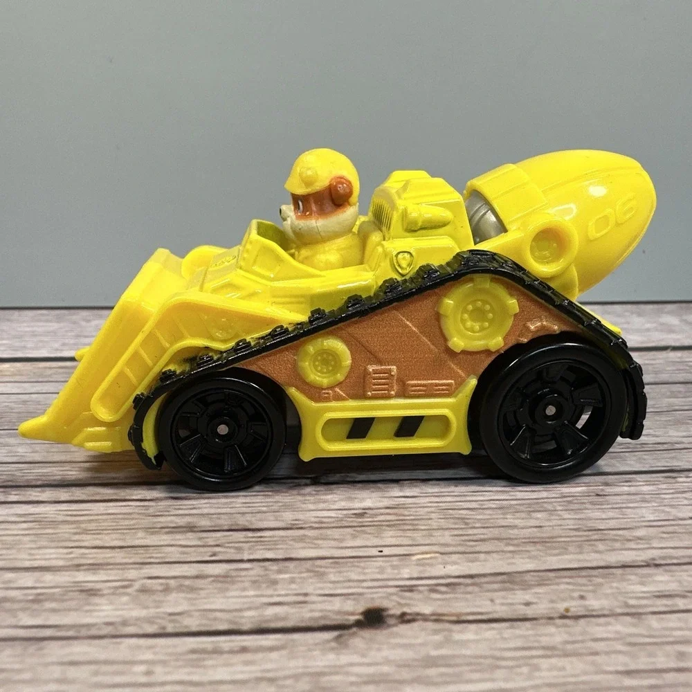Spin Master SML Nickelodeon Paw‎ Patrol Rubble Yellow Die-Cast 3 1/2